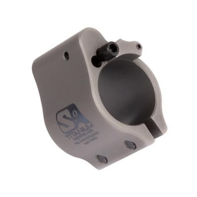 Superlative Arms Adjustable Bleed Off AR-15/AR-10 Gas Block .750in Clamp On DLC Grey SABO-DI-750CGT