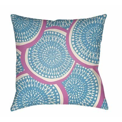 Morrisania 18" Square Modern Pillow Moroccan Plush Off White/Natural Blue/Rose Gold/Dusty Sage/Sky Blue/Light Silver/Blue Gray/Blue/Metallic Silver/Slate/Slate Blue Outdoor Throw Pillow - Boutique Rugs