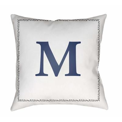 Ibaan 18" Square Modern Pillow plush Off White/Royal Denim/Dark Gray/Neutral/Gray/Light Silver/Pale Slate/Charcoal Outdoor Throw Pillow - Boutique Rugs
