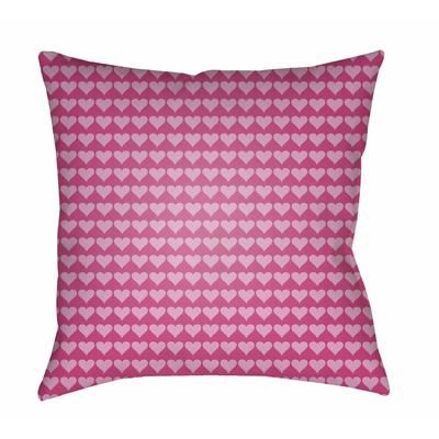 Botao 22" Square Modern Pillow plush Fuchsia/Lavender Outdoor Throw Pillow - Boutique Rugs