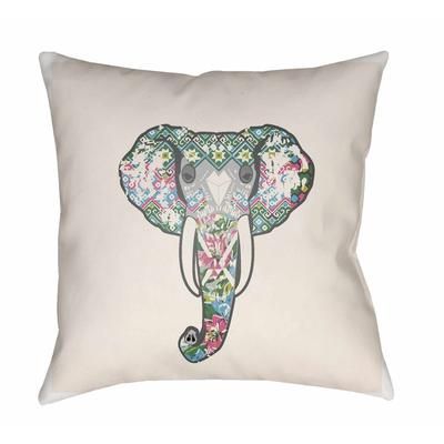 Baheli 18" Square Modern Pillow plush Off White/Dark Gray/Driftwood/Rose Gold/Moss/Light Gray/Sterling Gray Outdoor Throw Pillow - Boutique Rugs
