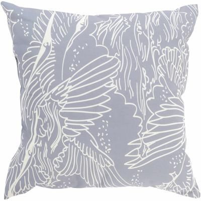 Tosya 20" Square Modern Pillow plush Charcoal/Ivory Outdoor Throw Pillow - Boutique Rugs