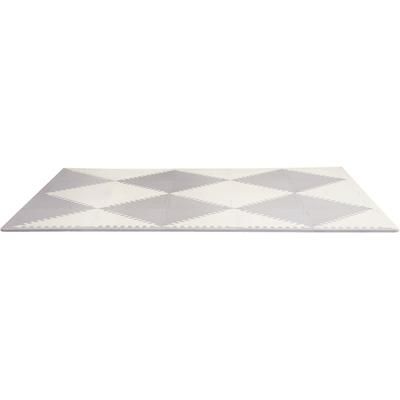 Skip Hop Playspot Geo Interlocking Foam Tiles - Grey / Cream