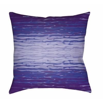 Rima 18" Square Modern Pillow plush Blue/Lavender/Purple Outdoor Throw Pillow - Boutique Rugs