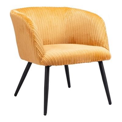 Papillion Accent Chair Yellow - Zuo Modern 109223