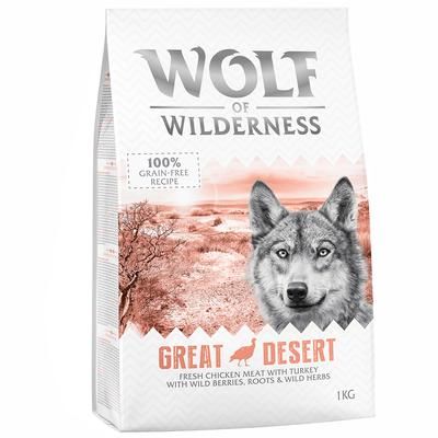 1kg Adult Turkey Great Desert Wolf of Wilderness Dry Dog Food