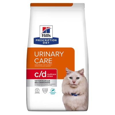 8kg c/d Urinary Care Stress Ocean Fish Hill's Prescription Diet Dry Cat Food