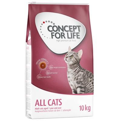 2x10kg All Cats Concept for Life Dry Cat Food
