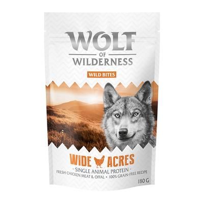 180g Chicken Wild Bites Wolf of Wilderness Dog Snacks