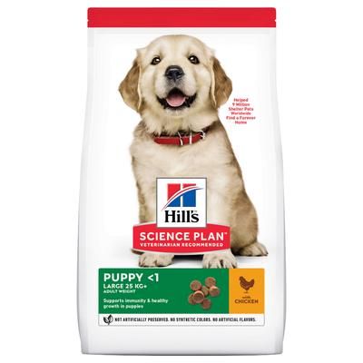 2x14.5kg Chicken Large Breed Healthy Development Puppy Hill's Science Plan Dry Dog Food