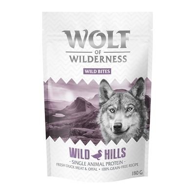 3x180g Duck Wild Hills Wolf of Wilderness Dog Snacks
