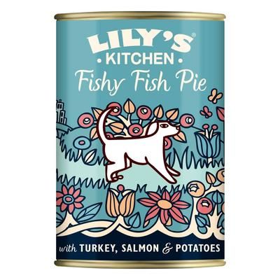 6x400g Fishy Fish Pie Lily's Kitchen Wet Dog Food
