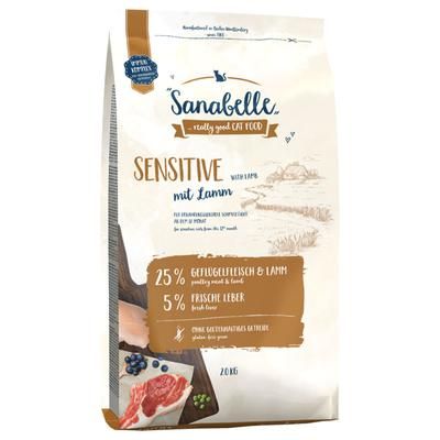 2kg Sensitive Lamb Sanabelle Adult Dry Cat Food