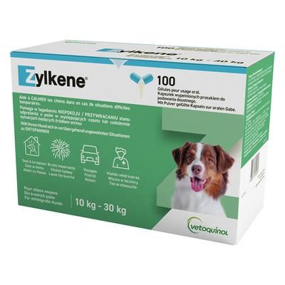 100x Zylkene Medium Dog 225mg Capsules Calming Supplement