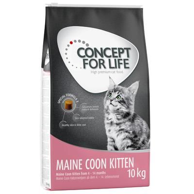 2x10kg Maine Coon Kitten Concept for Life Dry Cat Food