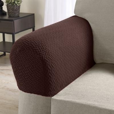 Mason Arm Chair Covers by MADISON INDUSTRIES in Chocolate (Size ARM CHAIR)