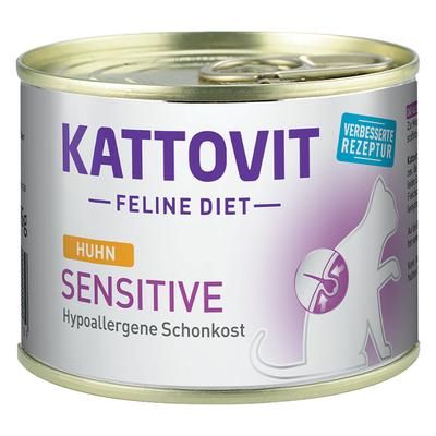 6x185g Sensitive Chicken Kattovit Hypoallergenic Wet Cat Food