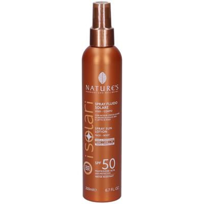 NATURE'S iSolari Spray Fluido Solare SPF 50 200 ml