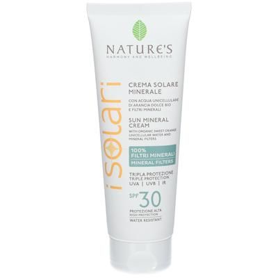 NATURE'S iSolari Crema Minerale Viso – Corpo SPF 30 100 ml solare