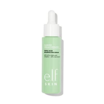 e.l.f. SKIN Blemish Breakthrough Triple-Acid Resurfacing Serum - Vegan and Cruelty-Free Skincare