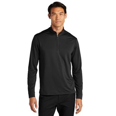 Port Authority K865 C-FREE Snag-Proof 1/4-Zip in Deep Black size Medium | Recycled Polyester