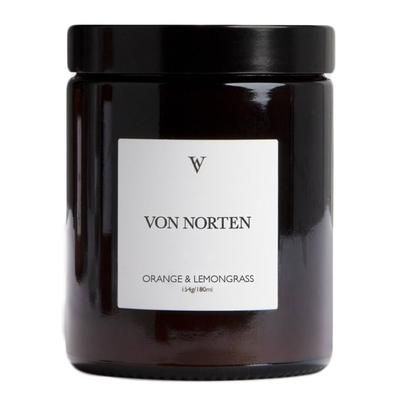 Von Norten - Orange & Lemongrass Candle Candele 180 ml unisex