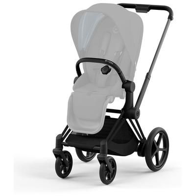 Cybex ePriam 2 Electronic Assist Stroller Frame - Matte Black / Black