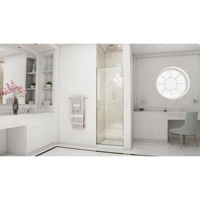 Dreamline DreamLine Unidoor 24 inch W x 72 inch H Frameless Hinged Shower Door in Brushed Nickel SHDR-20247210F-04