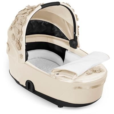 Cybex Mios 3 Lux Carry Cot - Simply Flowers Nude Beige