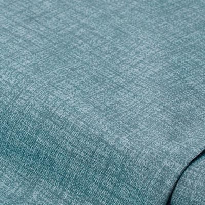 Tissu coton mélangé enduit uni "Meran", pétrole