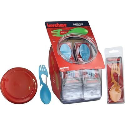 Kershaw Ration Display 36 Pieces 4.63" overall Includes 12 of each handle color