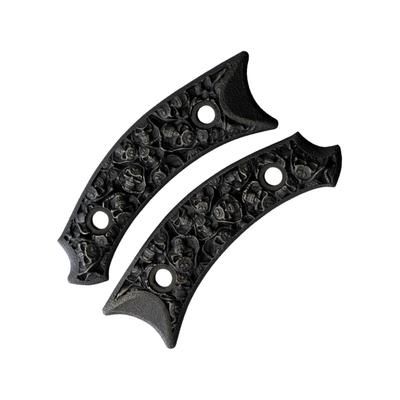 Bastinelli Creations 2 Saints Bronze Scales Fits Mako fixed blade 2 SAINTS SCALES MAKO FIXED