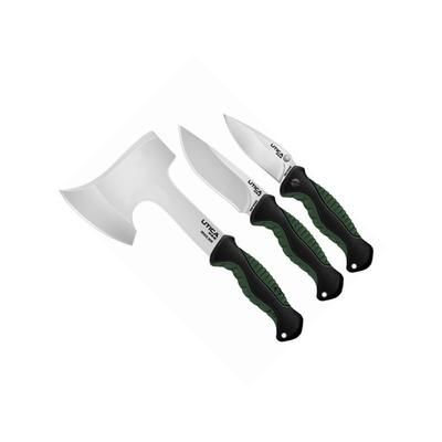 Utica Campsite Combo Black and green polymer handle 91-1703CP