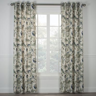Wide Width Brissac Lined Grommet Panel by Brissac in Blue (Size 50" W 84" L)