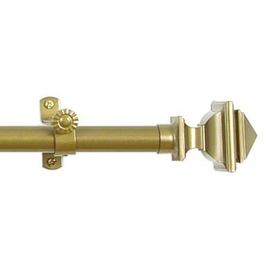 Buono Ii Decorative Rod And Finial Bach by Achim Home Décor in Antique Gold (Size 66-120)