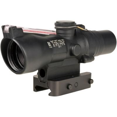Trijicon Compact Dual Illuminated ACOG Scope 2x20mm Red 9mm PCC Rapid Target RTR Reticle Matte Black 400387