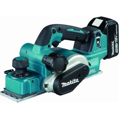 Makita - Rabot 18V Li-Ion 5 Ah 82 mm Bluetooth DKP181RTJU