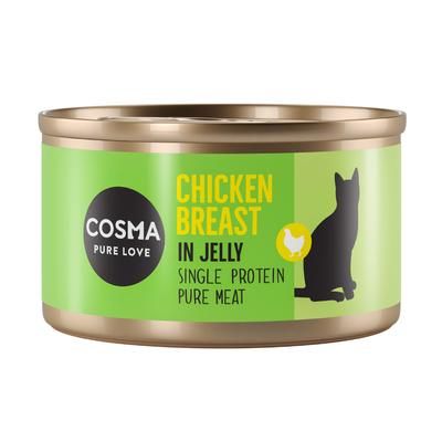 6x85g Chicken Breast in Jelly Cosma Original Wet Cat Food