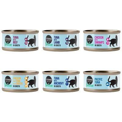 6x70g Mixed Pack Cosma Nature Wet Cat Food