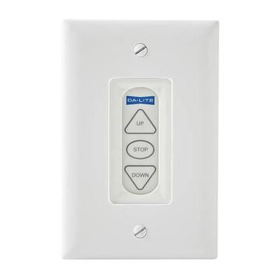 Da-Lite Three-Button Low Voltage Control Switch (White) 40975