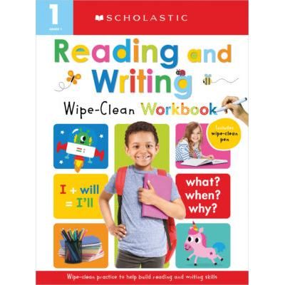 Scholastic Early Learners: First Grade Reading/Writing Wipe Clean Workbook