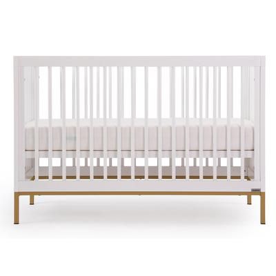 dadada Chicago 3-in-1 Crib - White / Gold