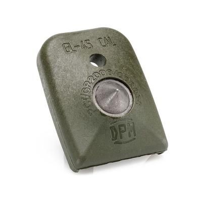 DPM Glock 21/30/37/38/39 .45 Auto/.45 G.A.P. Magazine Floorplate/Glass Breaker Olive Green MFPG-GL/2