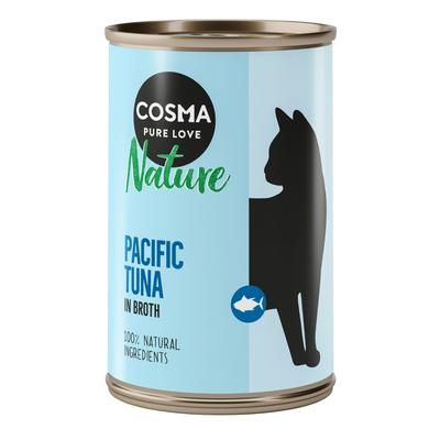 12x140g Pacific Tuna Cosma Nature Wet Cat Food