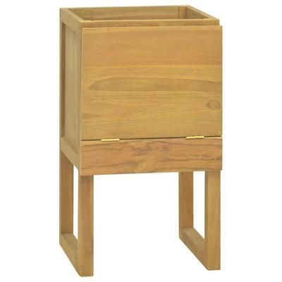 vidaXL Mobile da Bagno 45x45x75 cm in Legno Massello di Teak