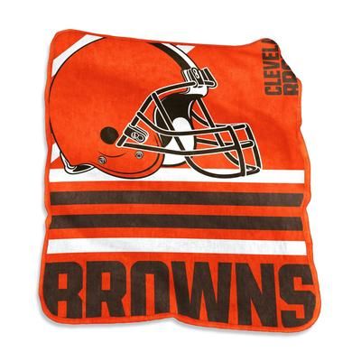 Cleveland Browns Raschel Throw Home Textiles by NFL in Multi