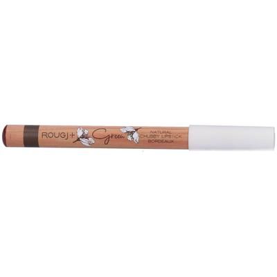 ROUGJ+ Green Natural Chubby Lipstick Bordeaux 1 pz Rossetto