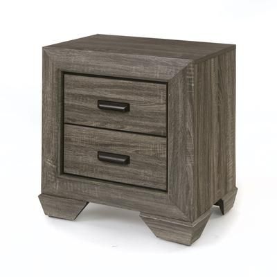 Nightstand by Acme in Weathered Gray