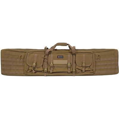 GPS Double Rifle Case Flat Dark Earth 600D Polyester 55 L X 1 DRC55-FDE