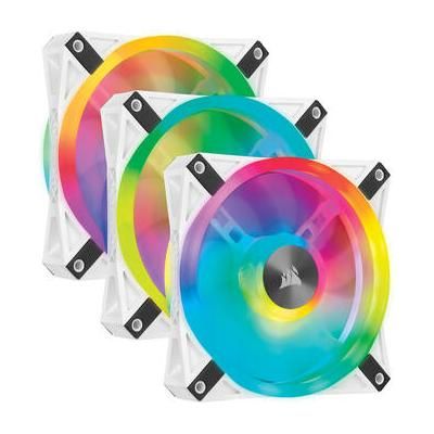 Corsair iCUE QL120 RGB 120mm PWM Lighting Node CORE Fan (3-Pack, White) CO-9050104-WW